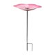 thumbnail image 4 of Comedero Decorativo De Metal Para Pájaros, Para Jardín, Patio Y Exteriores, Color Rosa, 4 of 5