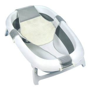 Bañera Tina Con Hamaca Reclinable Plegable Infanti Gris