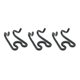 thumbnail image 3 of Eslabones para collar de perro Herm Sprenger 3,2 mm acero negro, 3 of 8