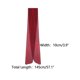 thumbnail image 3 of INSPIRE CHIC Mujeres Bufandas Largas Plisadas de Pura Gasa, Color Sólido Semitransparente Elástico Gasa Banda para el Cabello Pañuelo para el Cuello 57.1x3.9" Burdeos, 3 of 5
