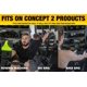 thumbnail image 2 of Soporte para teléfono Vapor Fitness hecho para monitores Concept 2 Rower PM5, 2 of 9