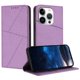 thumbnail image 1 of Funda Cartera Magnética para iPhone 16 Pro Max Protección Antichoque con Ranuras Morado, 1 of 6