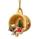 thumbnail image 3 of Adorno Colgante De Perro De Navidad, Estatuas Colgantes De árbol De Navidad Para Decoraciones De Bolsos, Estilo C, 3 of 3