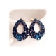 thumbnail image 2 of Aros Pendientes diseño Gota piedras azules, 2 of 2
