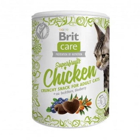 Brit Care Cat Snack Superfruits Chicken 100 grs.