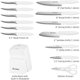 thumbnail image 3 of KATISUN Knife Set 15 PCS Kitchen Knife Set with Built-in Knife Sharpener, 3 of 3