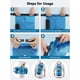thumbnail image 5 of Bolsa impermeable HEETA de 10 litros para viajes, natación o paseos en bote, 5 of 7