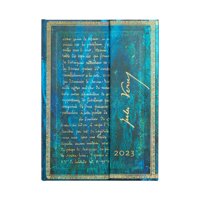 Paperblanks - Agenda 2023 Verne, Veinte Mil Leguas, Tapa Dura, Vista Semanal, Midi