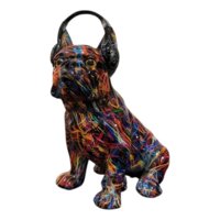 Genérico - Estatua Decorativa Bulldog Urbano Vanguardista Adorno Jhn