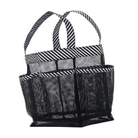 Magideal - Organizador De Baño De Artículos De Tocador Para Dormitorios Universitarios, Cesta De Almacenamiento Con 8 Bolsillos, Carrito De Ducha De Malla Para G