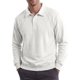 thumbnail image 1 of INSPIRE CHIC Sudadera Polo para Hombre de Manga Larga con Diseño de Retazos M Gris Claro, 1 of 6