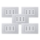 thumbnail image 1 of Pack 5 Tomacorriente Triple Metálico 10a - Gris Blanco, 1 of 3