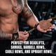 thumbnail image 3 of Gym Straps Para Levantamiento De Pesas Doble Piel Para Hombre, 3 of 6