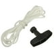 thumbnail image 2 of Mango de arranque con cuerda Empuñadura de arranque de motor Fuerte Cable de tracción de cortacésped duradero universal para generador de piezas de mo 5m, 2 of 5