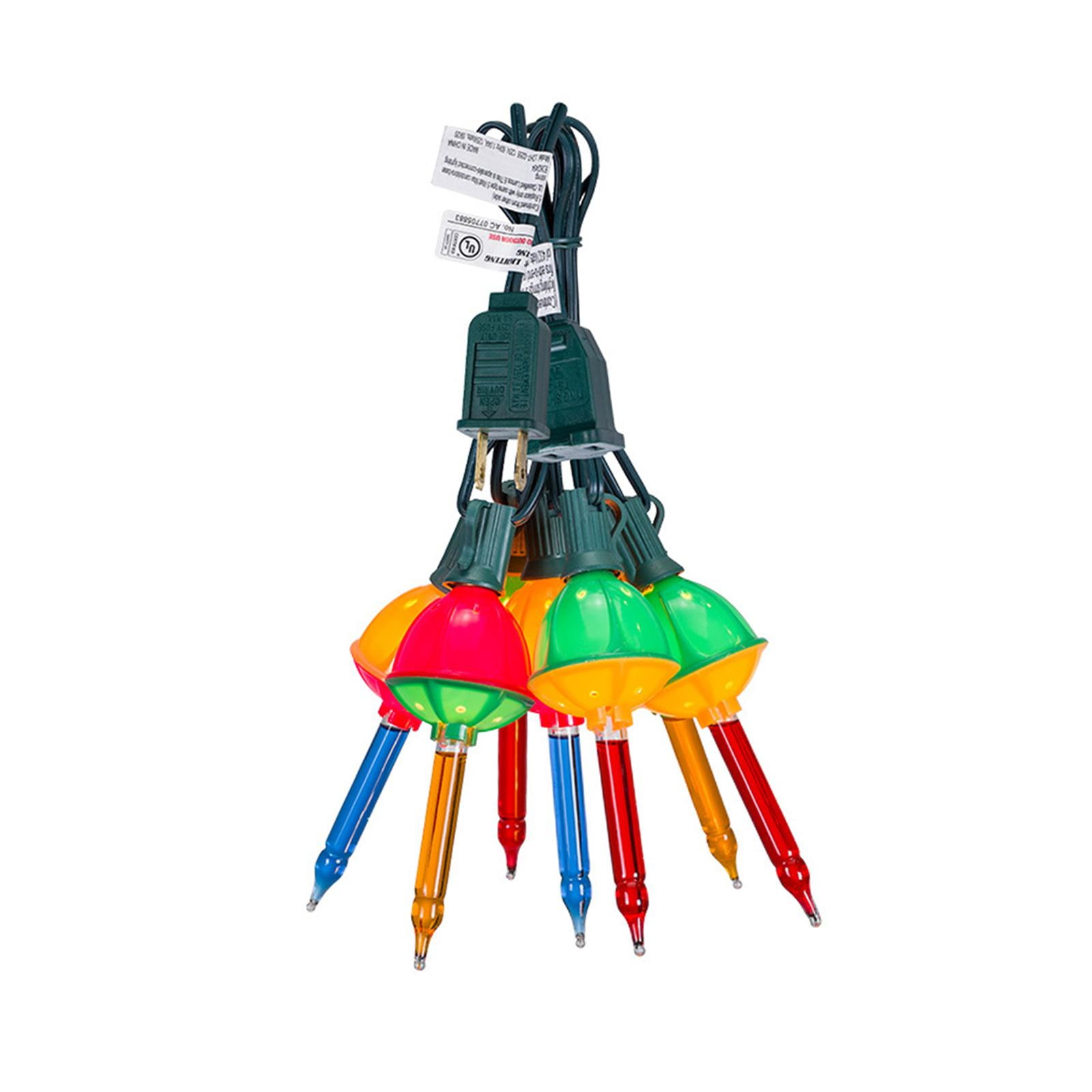 Magideal - Luces De Burbujas Navideñas Multicolores, Con 7 Bombillas, Luces Impermeables Para Árbol De Navidad Para Decoración Navideña De Aniversario Y Festival