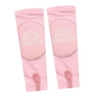 Magideal - 2 Piezas De Guantes De Manga De Voleibol Para Brazo, Protectores Deportivos Para Brazo, Guantes De Entrenamiento De Compresión Para Antebrazo, Para Vi Rosa