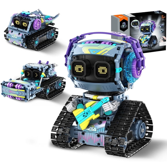 Kit de construcción de robot Rongmeiz, juguete STEM 3 en 1, 433 piezas