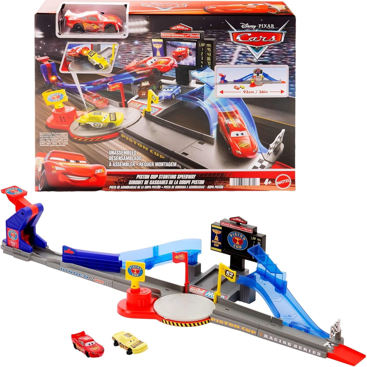 Pista Mattel Cars Disney Pixar Piston Cup Tongueout