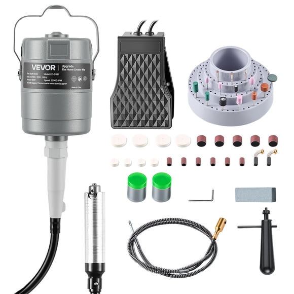 Amoladora De Eje Flexible 150w 23000 Rpm Con Pedal