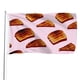 thumbnail image 1 of Pan Tostado Bandera Impresa Con Temática Regalo Perfecto Para Fanáticos Amigos Y Familiares Y Adecuada Para Actividades Al Aire Libre E Interiores Decoraciones De Fiesta 90 Cm × 150 Cm, 1 of 6