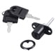 thumbnail image 2 of Cerradura De émbolo Para Gabinete, Cerradura De émbolo Para Puerta Corredera, Escritorio, 19mm, Negro, 2 of 5