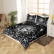 thumbnail image 2 of Christm-as Trees D-u-t Co-ve-r Queen Size Sa-nta Claus- and Snowman Comfort-er Cover with 2 Pillow-case for Te-ens Adults Kids S-tarry Sky Be-dding Set Snow Sc-ene Brea-thable 3 Pieces D-ecorative, 2 of 5