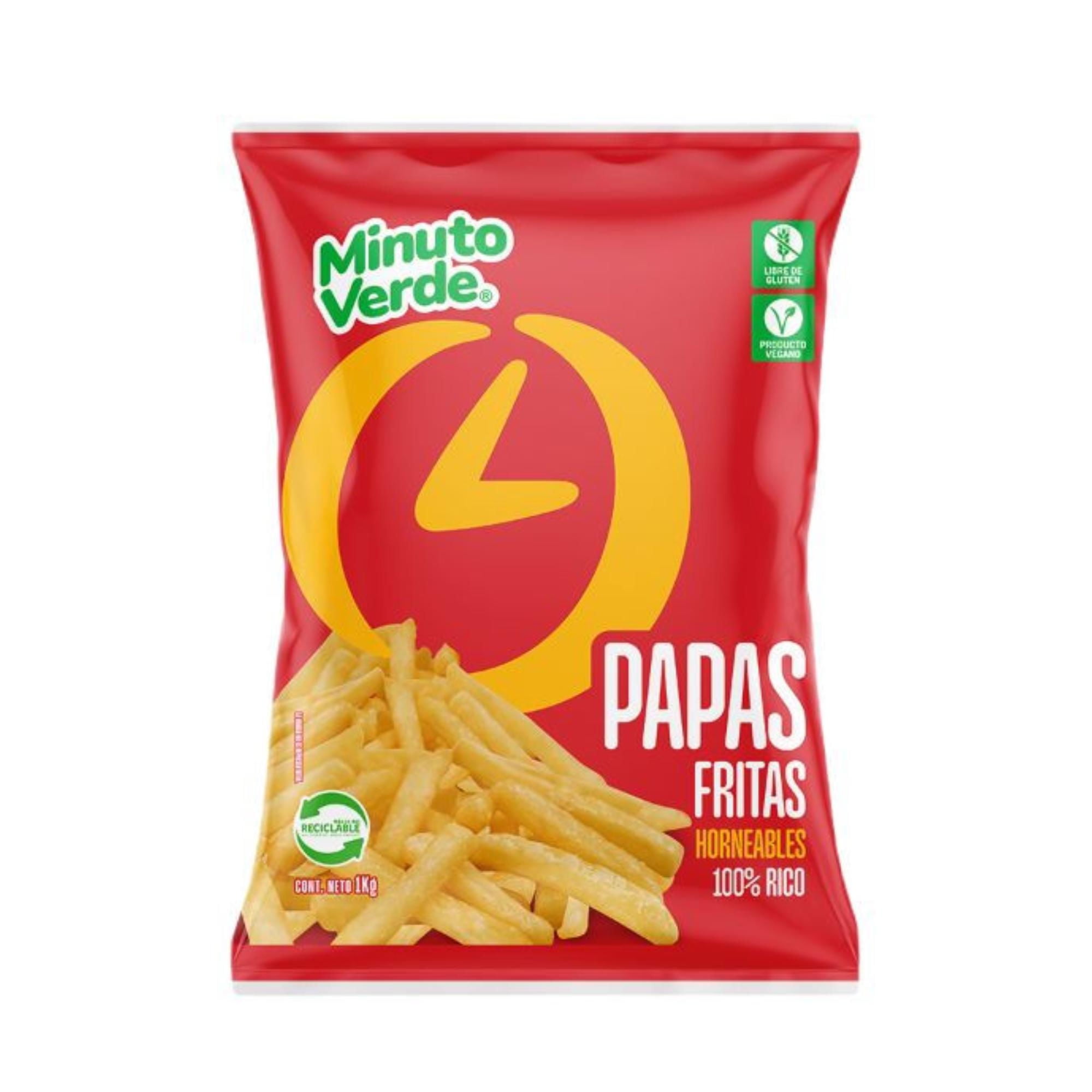 Papas Pre Fritas 500 g Minuto Verde