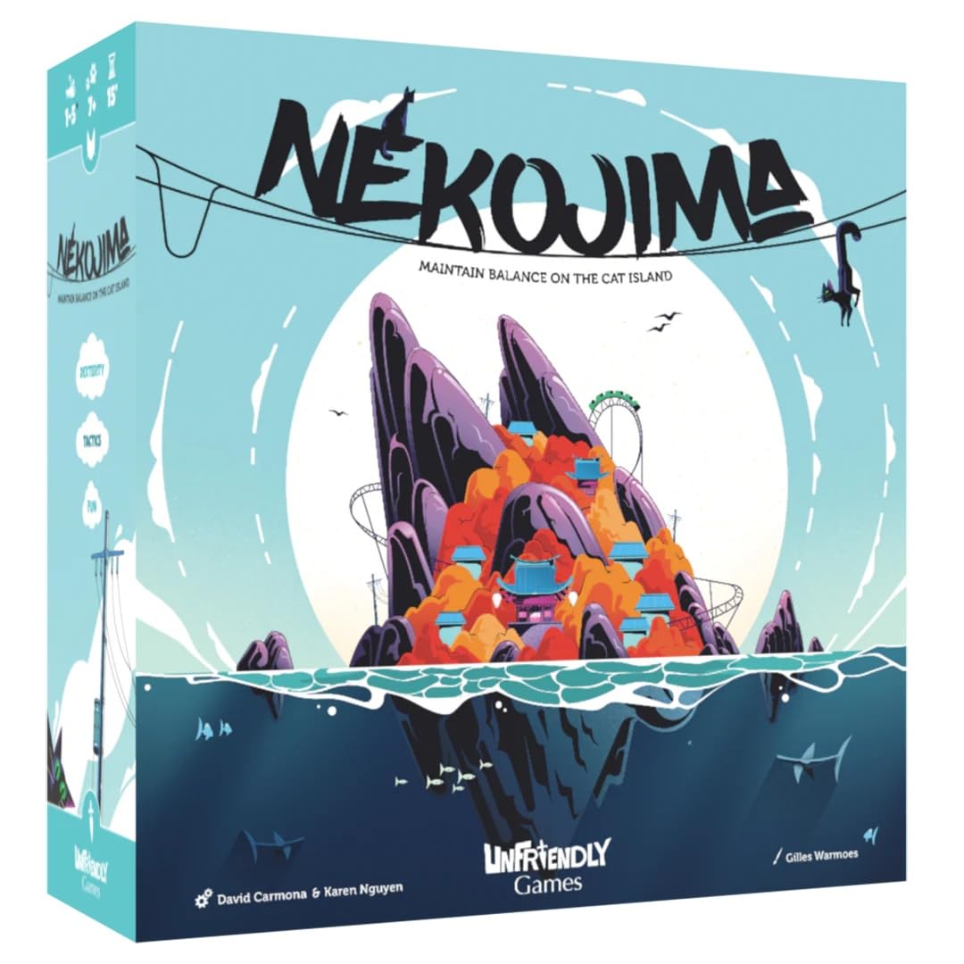 Juego De Mesa Hachette Boardgames Nekojima Build Power Grid