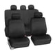 thumbnail image 1 of Juego completo de fundas de neopreno FH Group para asientos de coche, universales, negras, 1 of 9