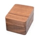thumbnail image 3 of Joyero De Madera Anillos De Ceremonia De Boda Caja Para Portador Estuche De Viaje Escaparate Negro, 3 of 5