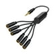 thumbnail image 1 of Cable De Extensión Divisor De Auriculares Sin Interferencias Para Auriculares De Teléfono Portátil De 1 A 6, 1 of 5