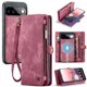 thumbnail image 1 of Funda de Cuero CaseMe para Google Pixel 11 Pro XL, Funda Billetera 2 en 1 Desmontable con Soporte para 8 Tarjetas, Cierre de Zíper y Ranura para Billetes, Cubierta de Cuero Abatible Magnética a, 1 of 10