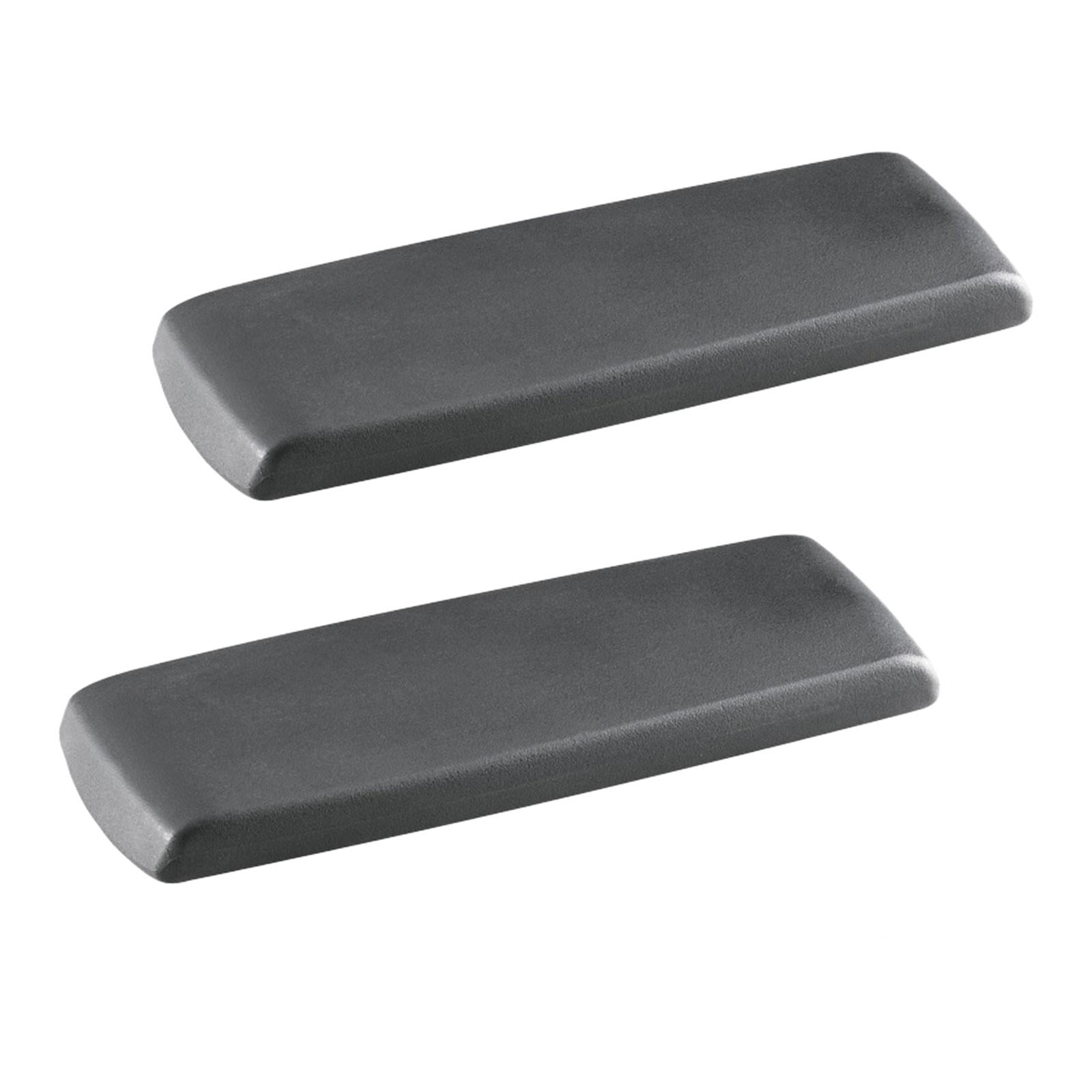 Magideal - 2 Piezas Reposabrazos Almohadillas Para Silla De Juego Reemplazo De Brazos Funda Universal Material Pu Instalación Fácil Adecuado Para Oficinas Entret Estilo C