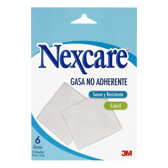 Gasa no Adherente Caja, 6 Un