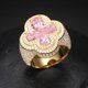 thumbnail image 2 of Anillo de Moissanita Brillante para Mujer Anillo de Compromiso de Diamante Creado en Laboratorio de Plata Esterlina S925 Aniversario Promesa Moda Lujo Adecuado para Uso Diario Boda Cumpleaños, 2 of 6