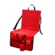 thumbnail image 3 of Silla De Estadio Plegable Cojín De Asiento Para Acampar Al Aire Libre Viaje Ligero Rojo, 3 of 5