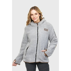 Chaqueta Chiporro Clásica Gris Mujer Falcone