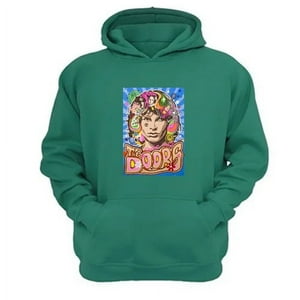 Genérico - Polerón Canguro The Doors Verde Aguamarina Talla Xs Unisex