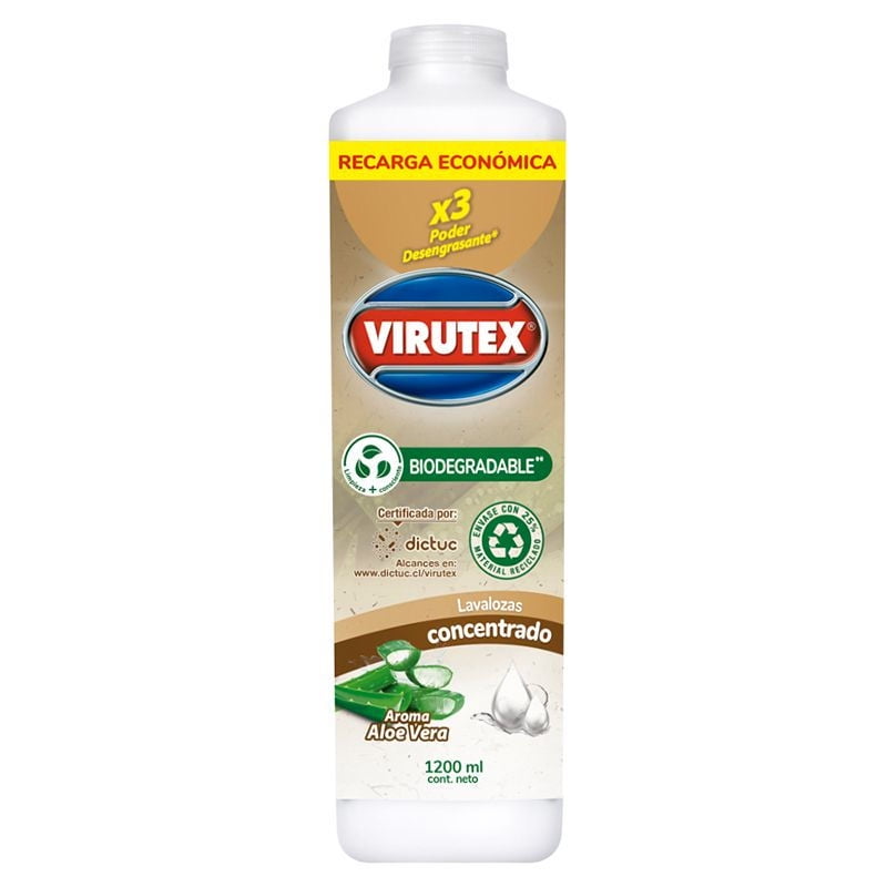 Lavaloza Ecológico 1200 Ml Virutex