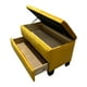 thumbnail image 2 of Banqueta baul Zapatero Mostaza Felpa, 2 of 3