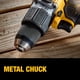 thumbnail image 2 of Taladro percutor DEWALT 20 V MAX 1/2 pulgada inalámbrico sin escobillas DCD805B, 2 of 3