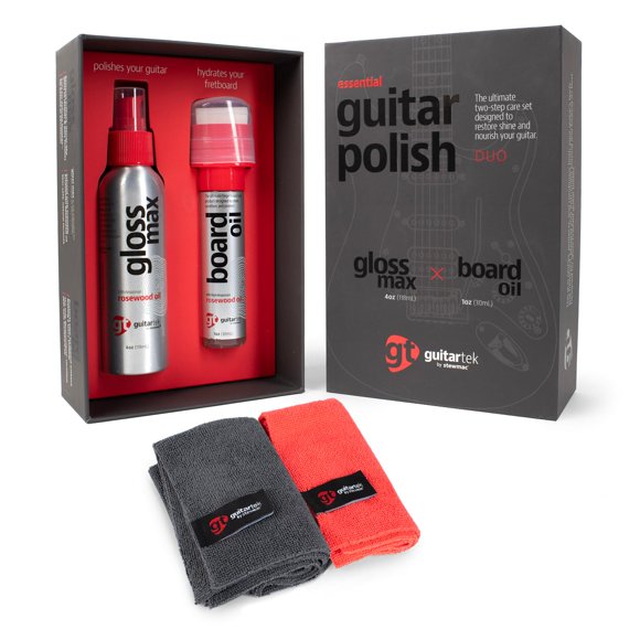 Set Dúo de Pulidor de Guitarra GuitarTek de StewMac con Paños