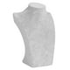 thumbnail image 5 of Soporte De Soporte De Maniquí Para Busto De Exhibición Colgante De Collar De Terciopelo Gris Ancho 235 X Alto 390 Mm, 5 of 5