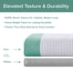 thumbnail image 5 of Cortina de ducha Madison Park Waffle Weave Aqua 180 x 180 cm, 5 of 8