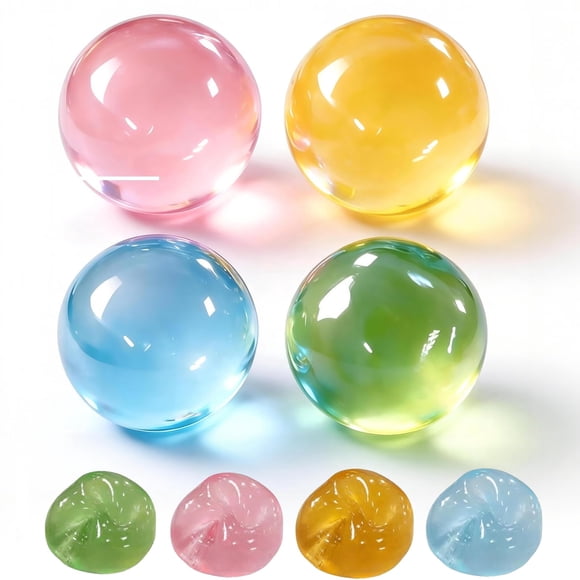 Pelotas antiestrés Dayingjiang tipo squishy con textura de aceite de coco