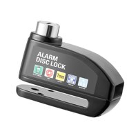 Ioensy - Candado De Disco Con Alarma Genérico Para Orificio De 7 Mm De Diámetro Superior Para Bicicleta, Motocicleta, Negro