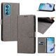 thumbnail image 3 of Cartera para Motorola Edge 30 con Bolsillo de Tarjetas, Gris, 3 of 6