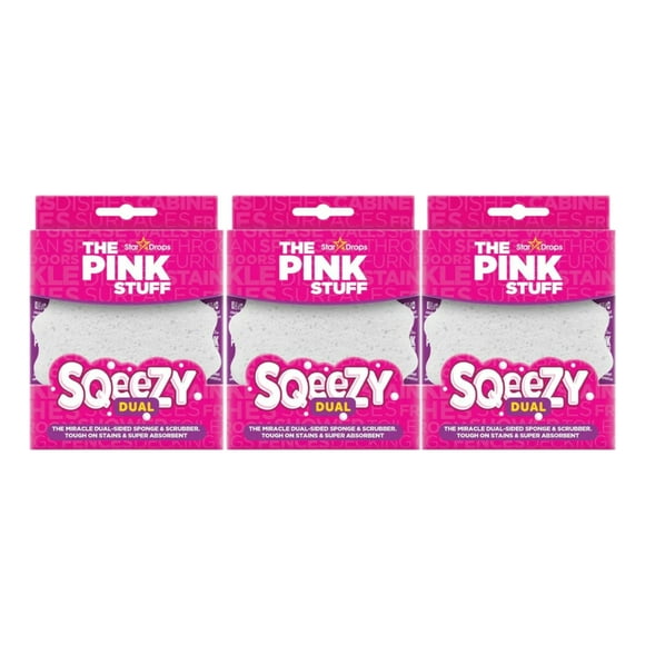 The Pink Stuff Esponja Squeezy Dual x3u
