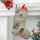 thumbnail image 2 of El Esquema Fenicio Tema: Calcetines de Navidad, fino lino blanco para colgar en escaleras y chimenea, decoración navideña para el hogar, regalo de Navidad.54cm×38cm, 2 of 5