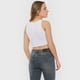 thumbnail image 2 of Polera Mujer Sin Mangas Crop Blanco Corona, 2 of 5